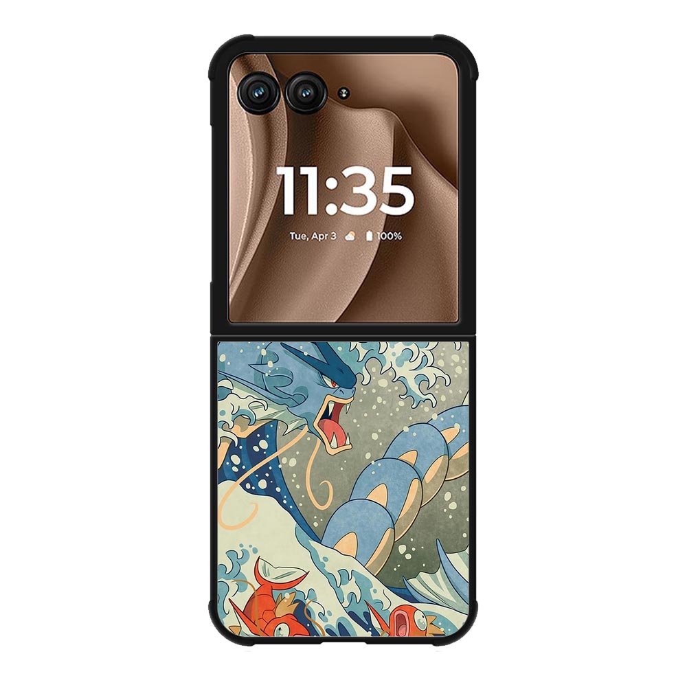 Pokemon Gyarados Kanagawa Motorola Moto RAZR Plus 2025 Case