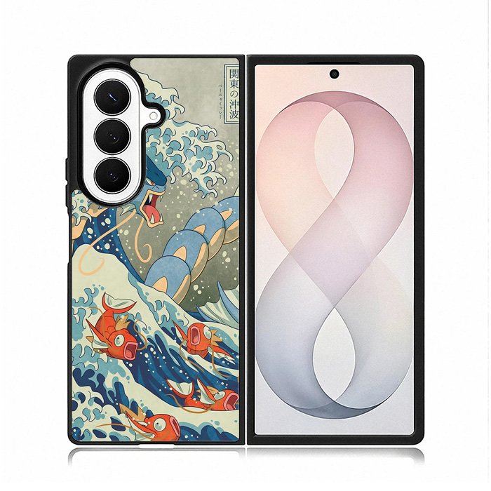 Pokemon Gyarados Kanagawa Samsung Galaxy Z Fold 8 Ultra Case DC1483