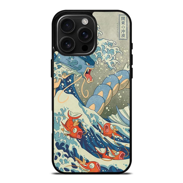 Pokemon Gyarados Kanagawa iPhone 16 Pro Case DC1483