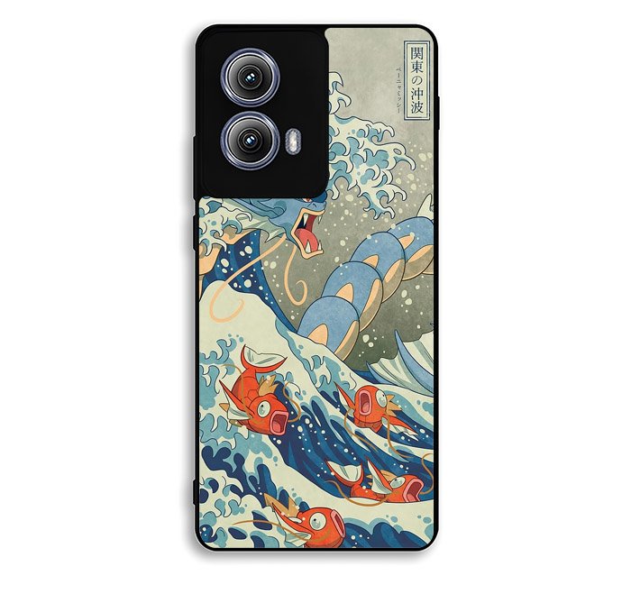 Pokemon Gyarados Kanagawa Motorola Moto Edge 2024 Case DC1826