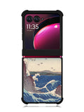 Japan Wave Art Motorola Moto Razr Plus 2023 , Moto Razr+ 2023 Case