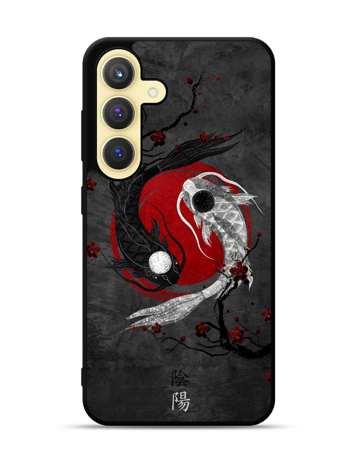 Koi Yin Yang Japan Samsung Galaxy S24 Plus 5G , Samsung Galaxy S24+ 5G Case