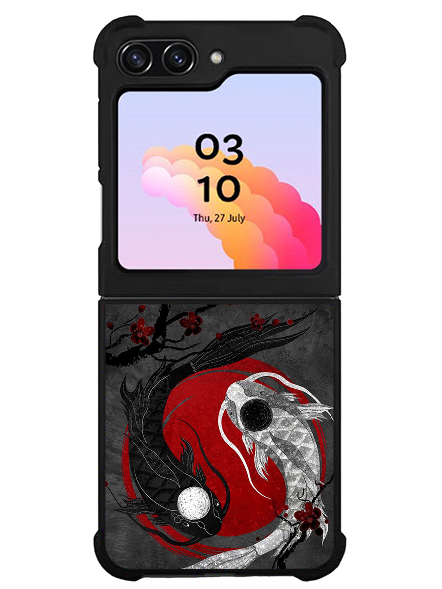 Koi Yin Yang Japan Samsung Galaxy Z Flip 5 5G 2023 Case