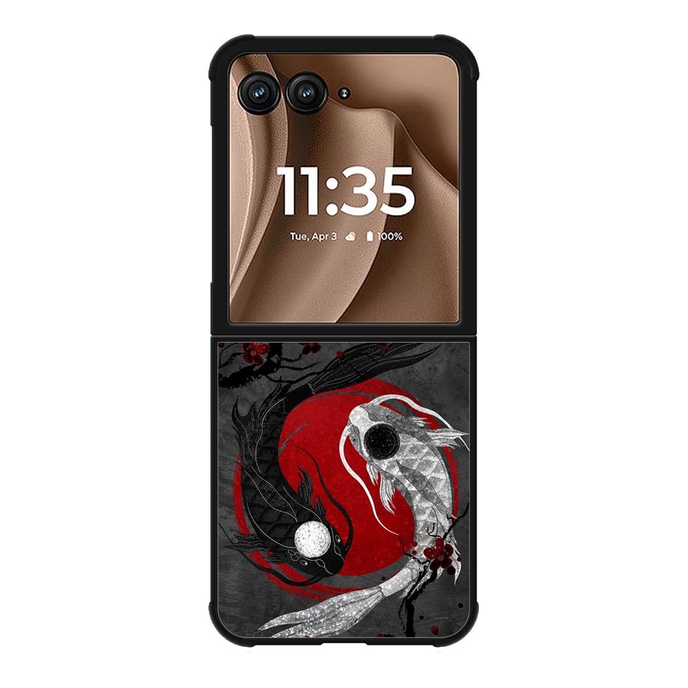 Koi Yin Yang Japan Motorola Moto RAZR Plus 2025 Case
