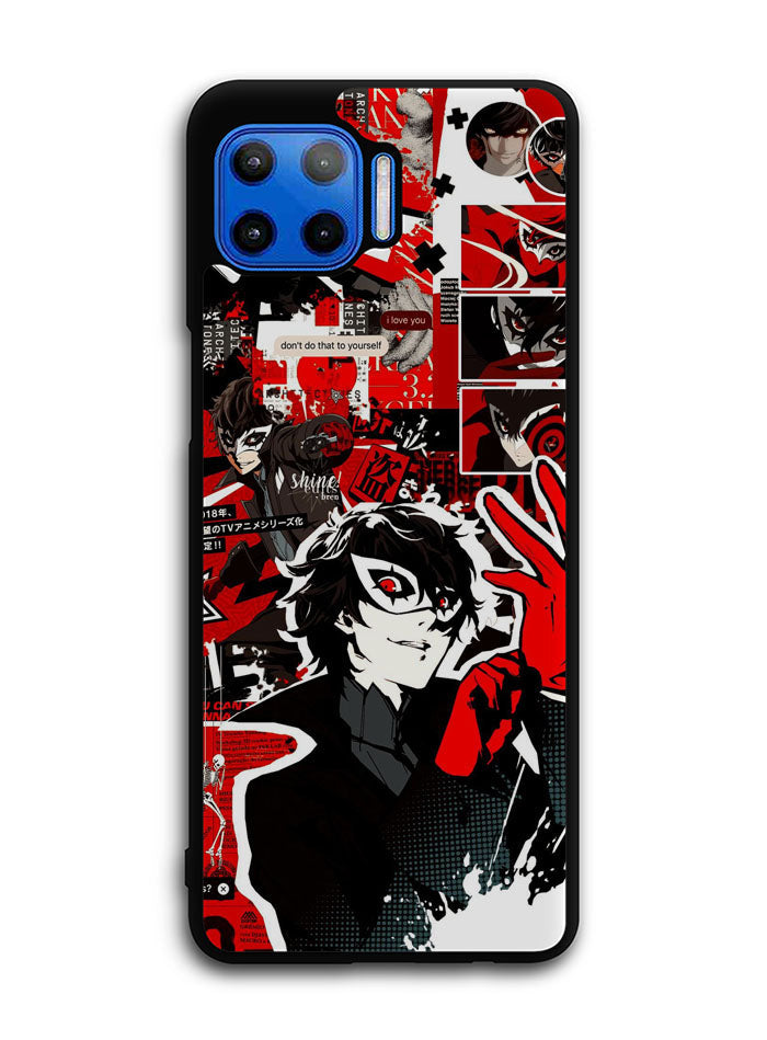 Joker Persona 5 Motorola Moto One 5G Case , Moto One 5G UW Case , Moto G 5G Plus Case