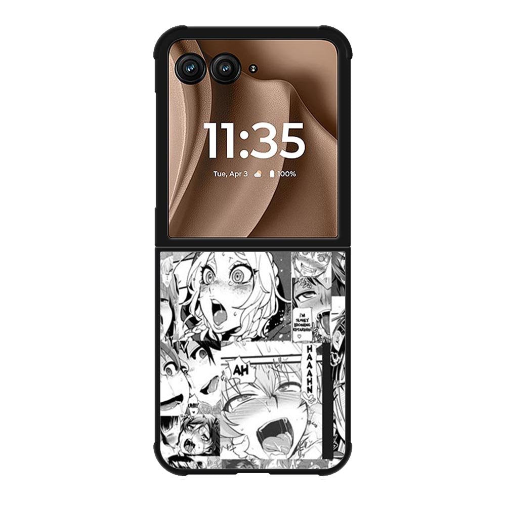 Ahegao Face Manga 2nd Motorola Moto RAZR Plus 2025 Case