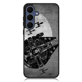 Star Wars Millenium Falcon Samsung Galaxy S25 Plus , Samsung Galaxy S25+ Case DC1753
