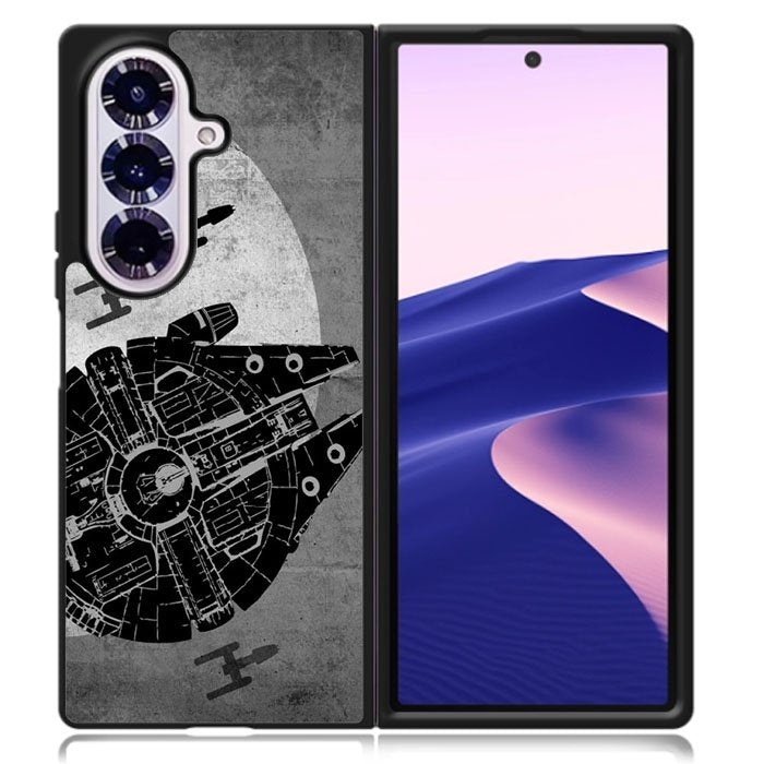 Star Wars Millenium Falcon Samsung Galaxy Z Fold 7 Case DC1753