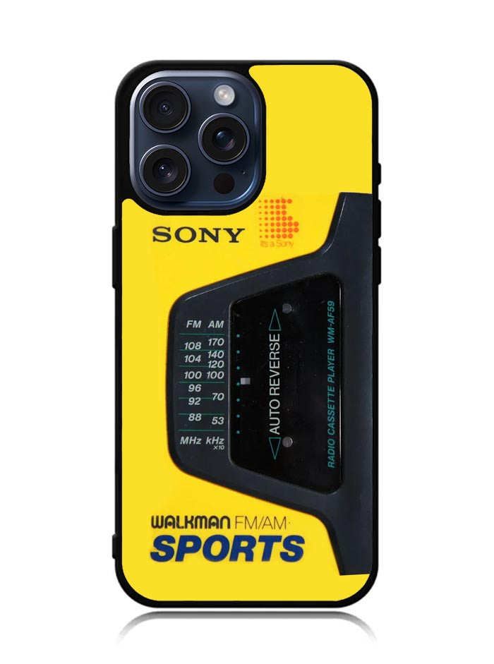 Walkman Tape iPhone 15 Pro Max Case BLN10244