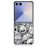 Doodle Art Cartoon Samsung Galaxy Z Flip 7 Case DC0545