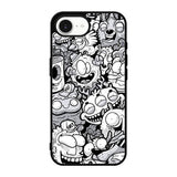 Doodle Art Cartoon iPhone 17e Case