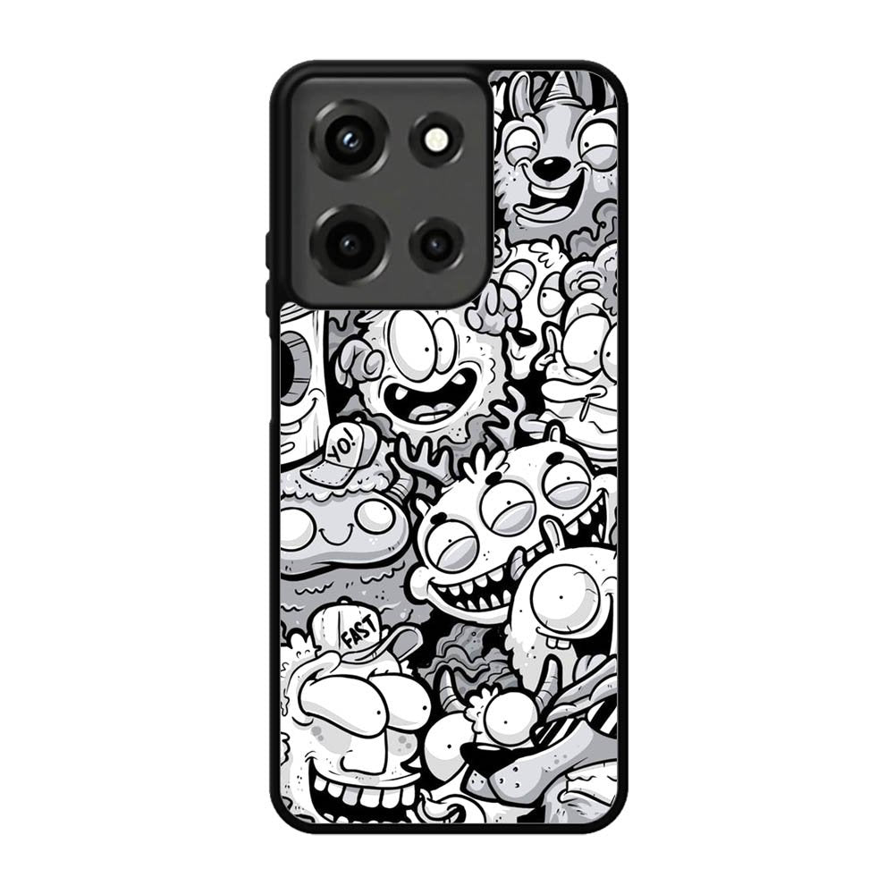 Doodle Art Cartoon Motorola Moto G 5G 2025 Case DC4746