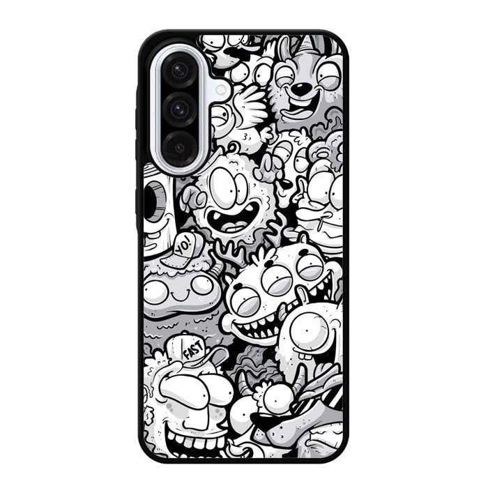 Doodle Art Cartoon Samsung Galaxy A56 Case DC0545
