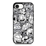 Doodle Art Cartoon iPhone 16e Case DC0545