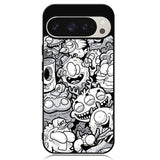 Doodle Art Cartoon Google Pixel 9 Pro XL Case DC0545