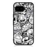 Doodle Art Cartoon Google Pixel 9A Case DC0545