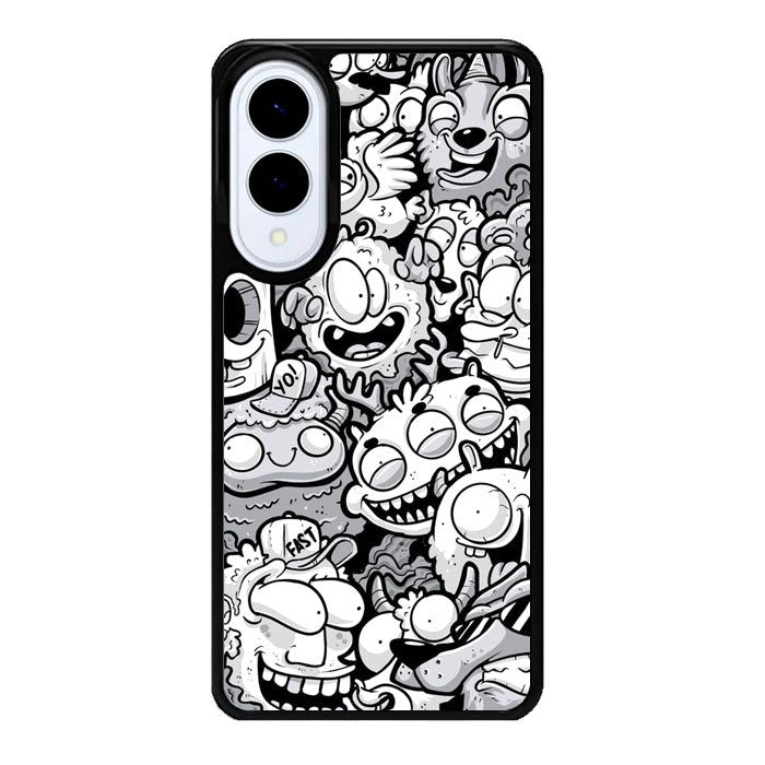 Doodle Art Cartoon Samsung Galaxy S25 Edge DC0545