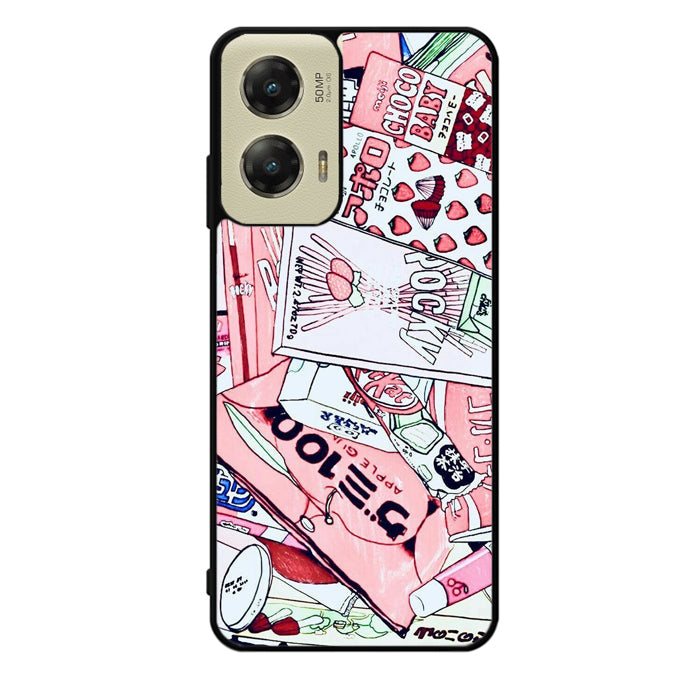 Japanese Pink Motorola Moto G Stylus 5G 2024 Case