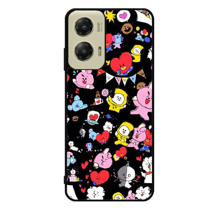 BT21 in Planet Py Motorola Moto G Stylus 5G 2024 Case
