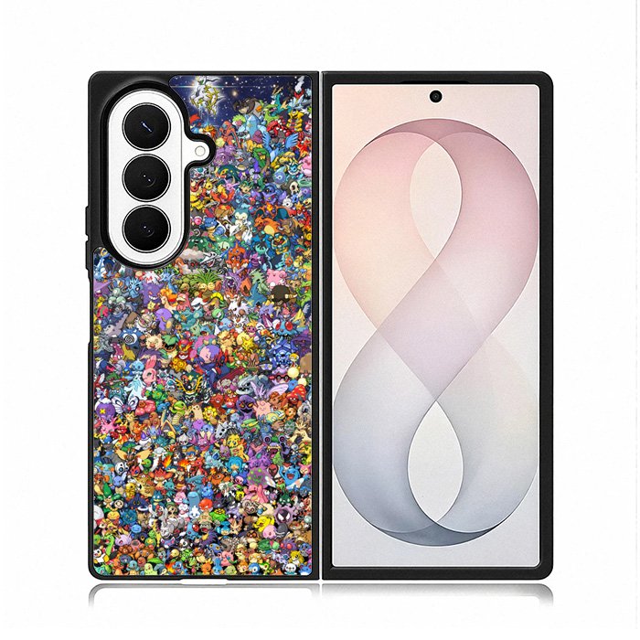 All Pokemon Character Samsung Galaxy Z Fold 8 Ultra Case DC0058