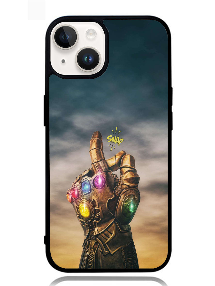 Thanos Hand Snap iPhone 14 Plus Case