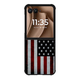 American Flag 1st Motorola Moto RAZR Plus 2025 Case