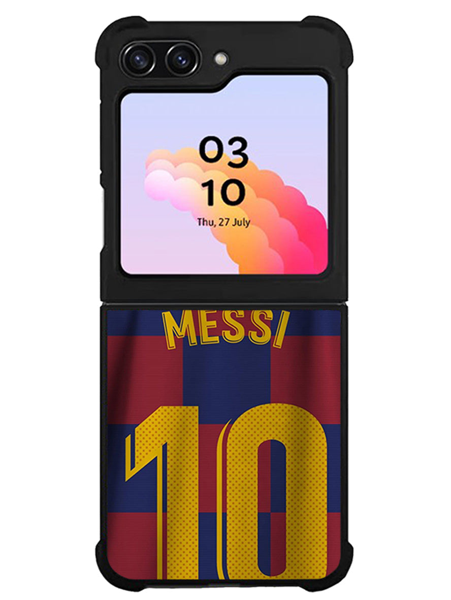 Messi Barcelona Jersey Samsung Galaxy Z Flip 5 5G 2023 Case
