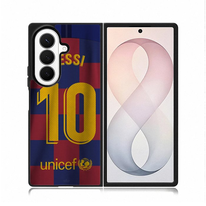 Messi Barcelona Jersey Samsung Galaxy Z Fold 8 Ultra Case