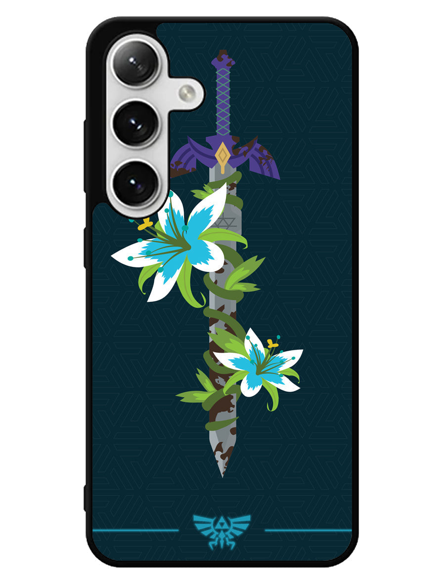 Legend Of Zelda Sword Flower Samsung Galaxy S25 5G Case