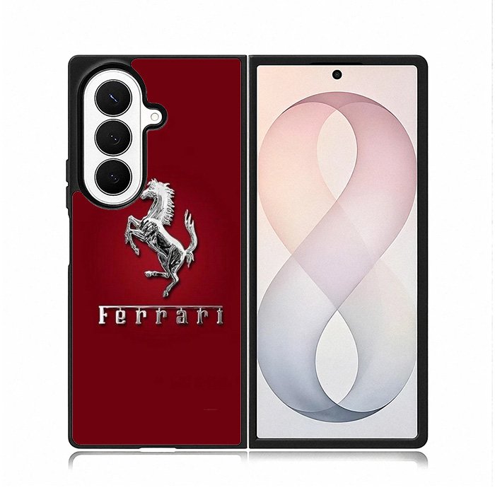 Ferrari Logos Samsung Galaxy Z Fold 8 Ultra Case DC0635