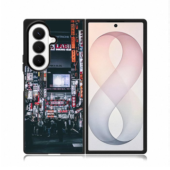 Japan Street Samsung Galaxy Z Fold 8 Ultra Case