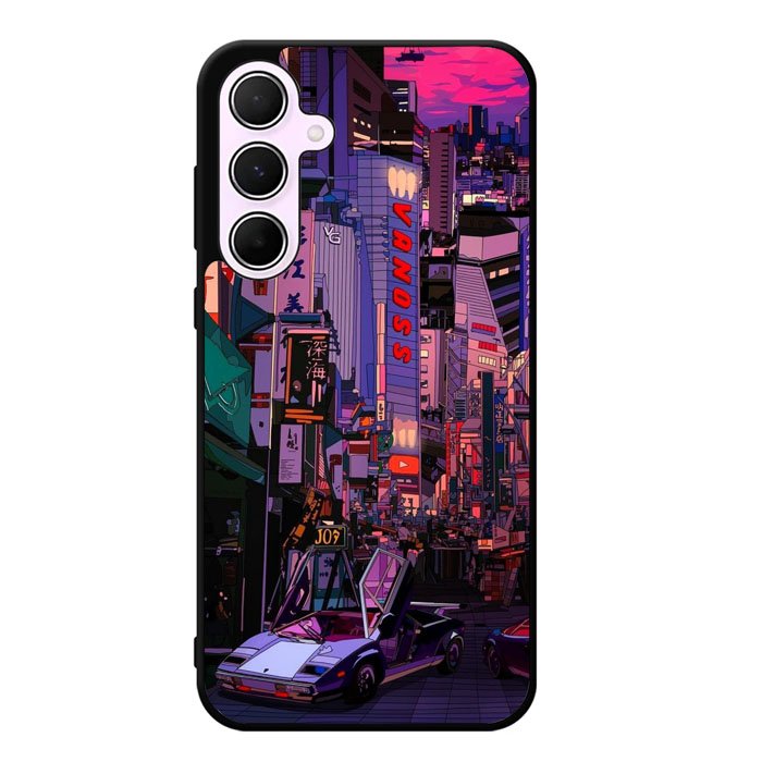 Japan Retro Samsung Galaxy A55 5G Case DC0896
