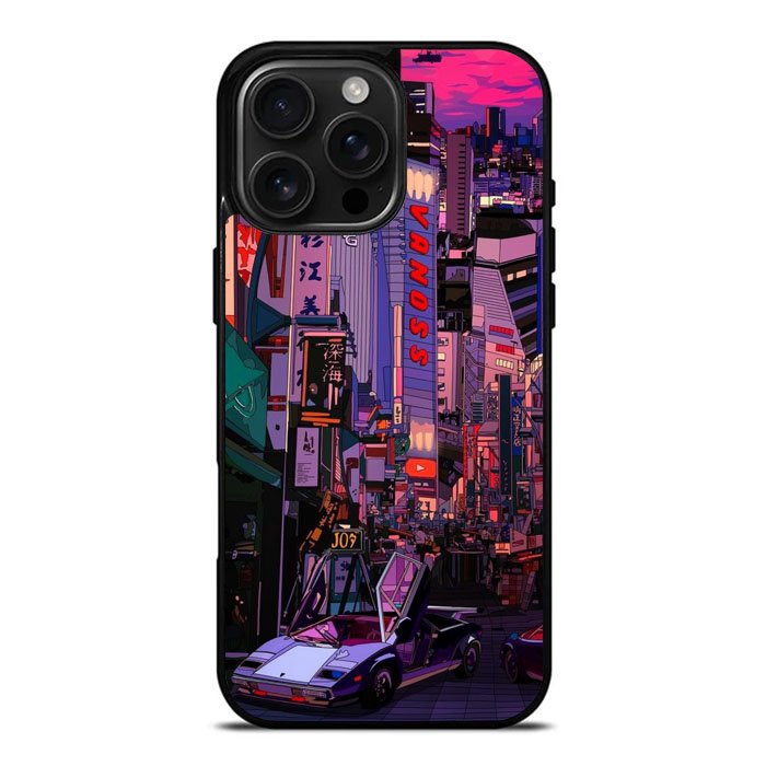 Japan Retro iPhone 16 Pro Case DC0896