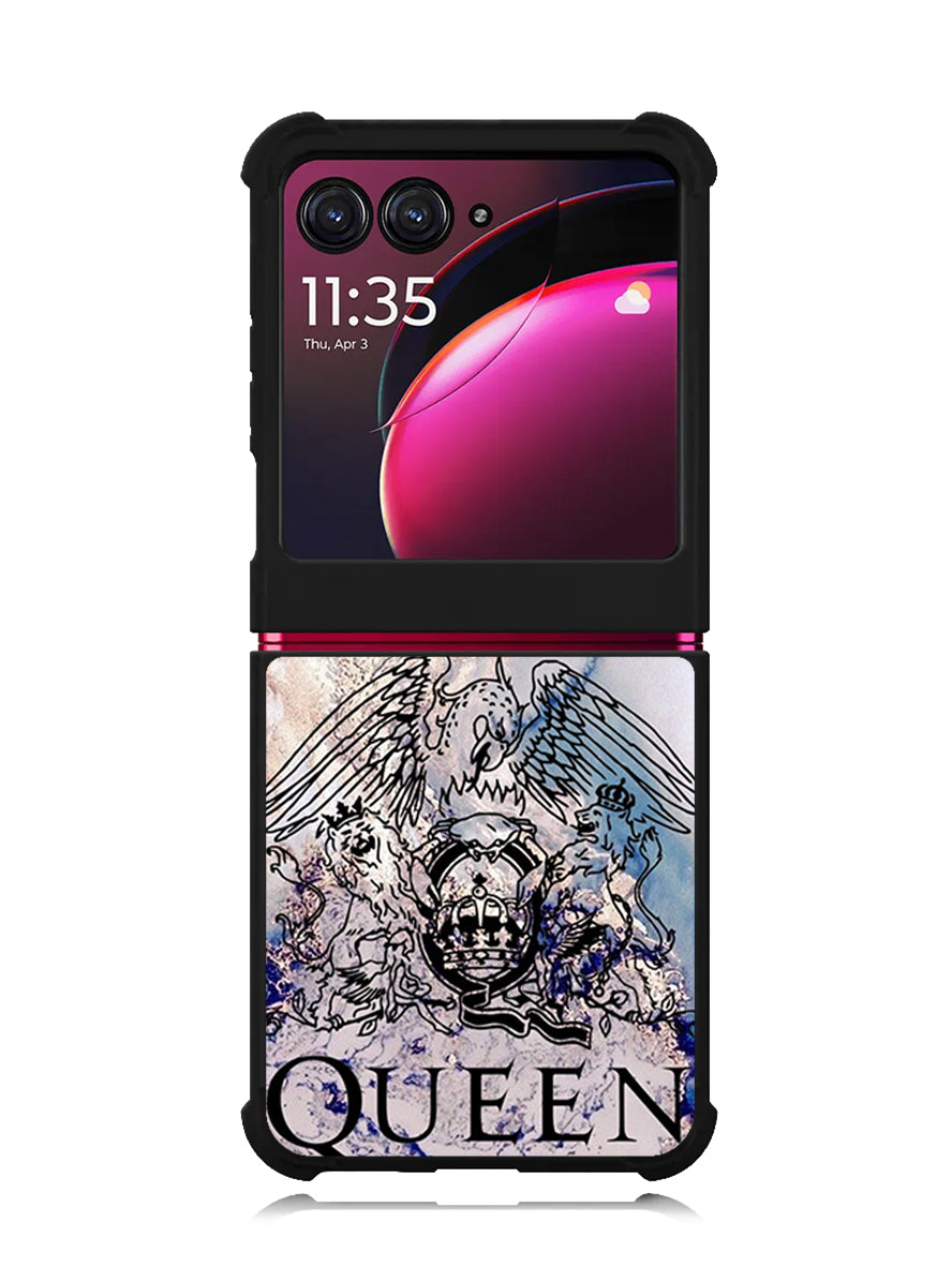 Queen Logo Motorola Moto Razr Plus 2023 , Moto Razr+ 2023 Case