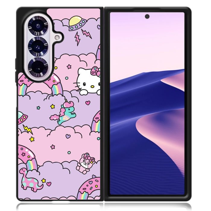 Cute Hello Kitty Samsung Galaxy Z Fold 7 Case DC0418