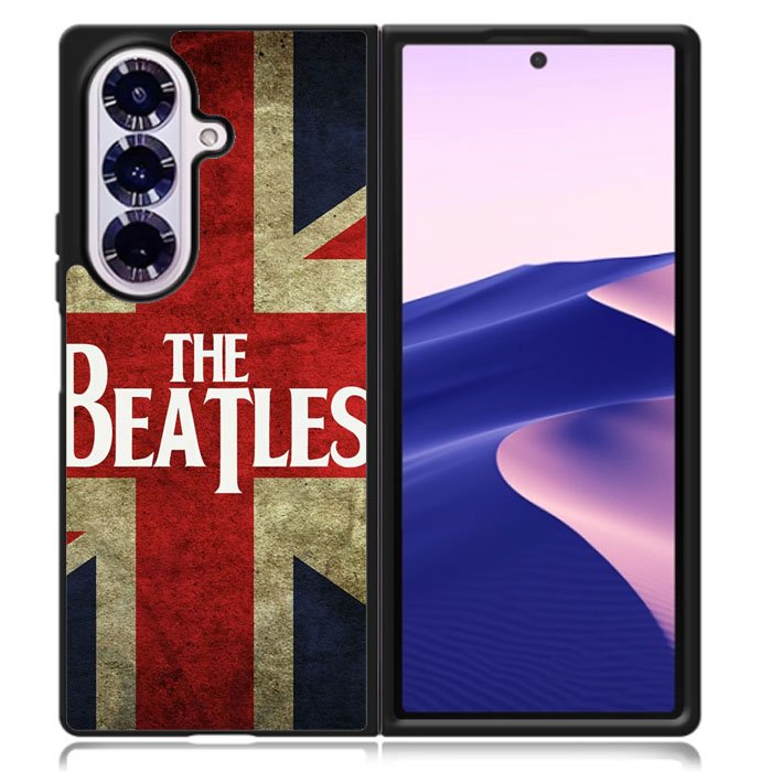 The Beatles British Flag Samsung Galaxy Z Fold 7 Case DC1845