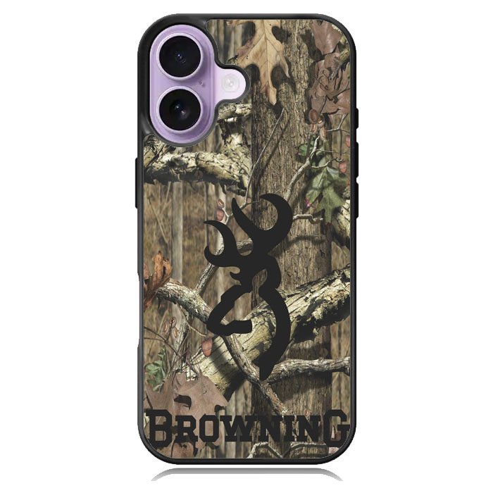 Browning Black Logo Camo iPhone 16 Plus Case DC0244