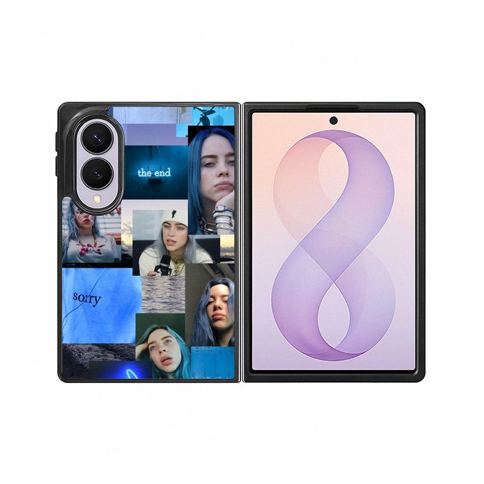 Billie Eilish Collage Samsung Galaxy Z Fold 8 Case DC0184