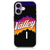 Phoenix Suns Jersey iPhone 16 Plus Case DC1427