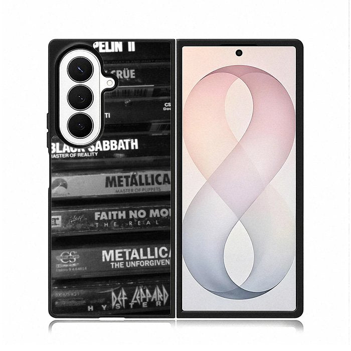 Rock N Roll Cassete Samsung Galaxy Z Fold 8 Ultra Case