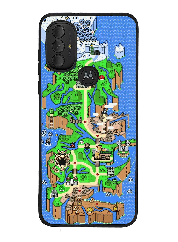 Super Mario World Map Motorola Moto G Pure 2021 , Moto G Power 2022 Case