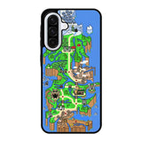 Super Mario World Map Samsung Galaxy A56 Case DC0763
