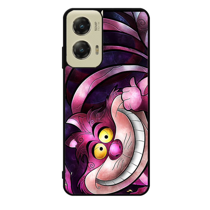 Disney Cheshire Cat Stained Glass Motorola Moto G Stylus 5G 2024 Case
