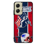 New England Patriots 1st Motorola Moto G Stylus 5G 2024 Case