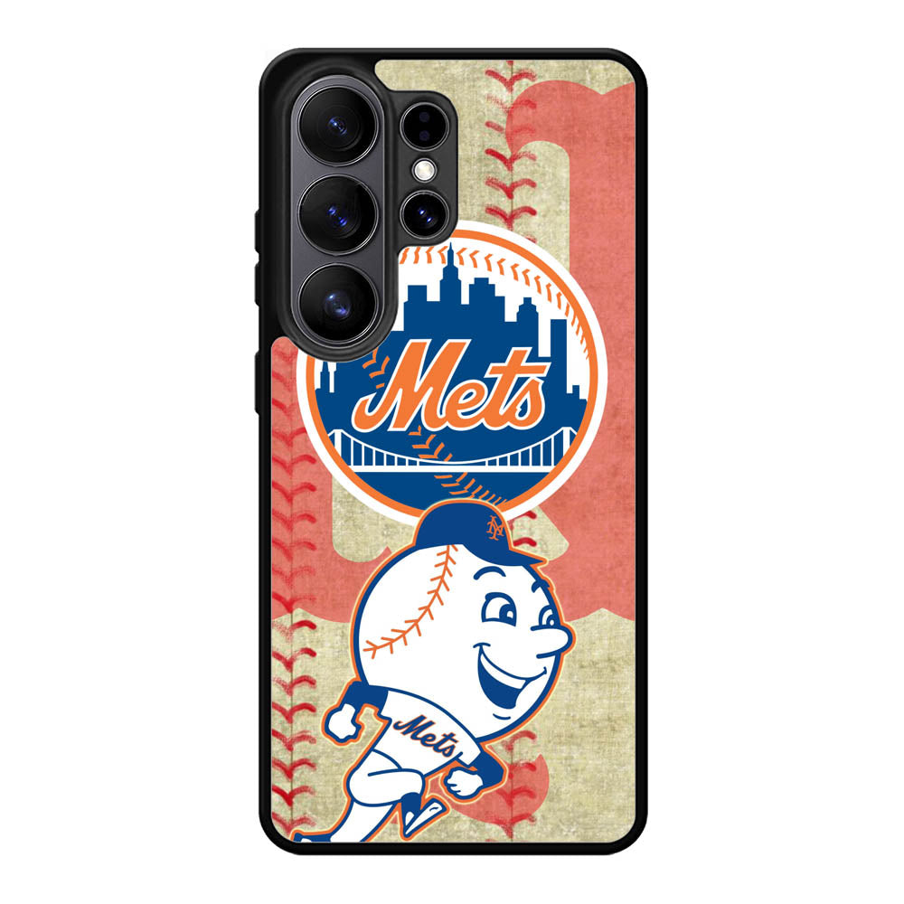 New York Mets Samsung Galaxy S26 Ultra phone case with DC1259 design