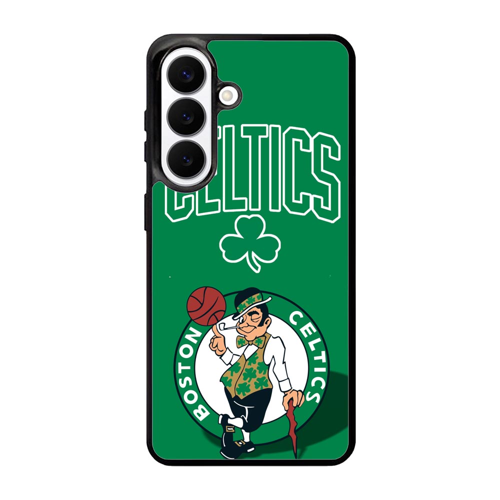 Boston Celtics Samsung Galaxy S26 Plus phone case with DC0234 design