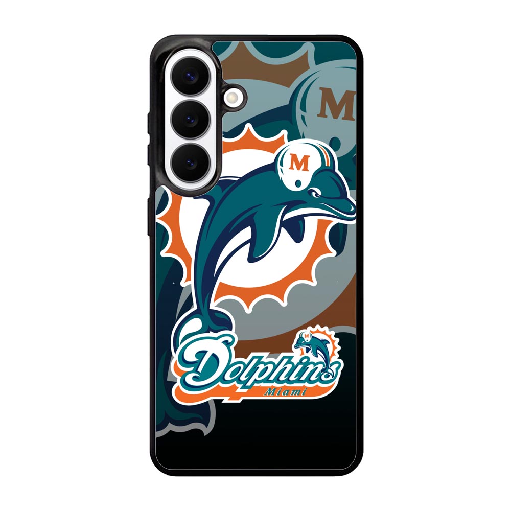 Miami Dolphins Nfl Samsung Galaxy S26 phone case with DC1135 design