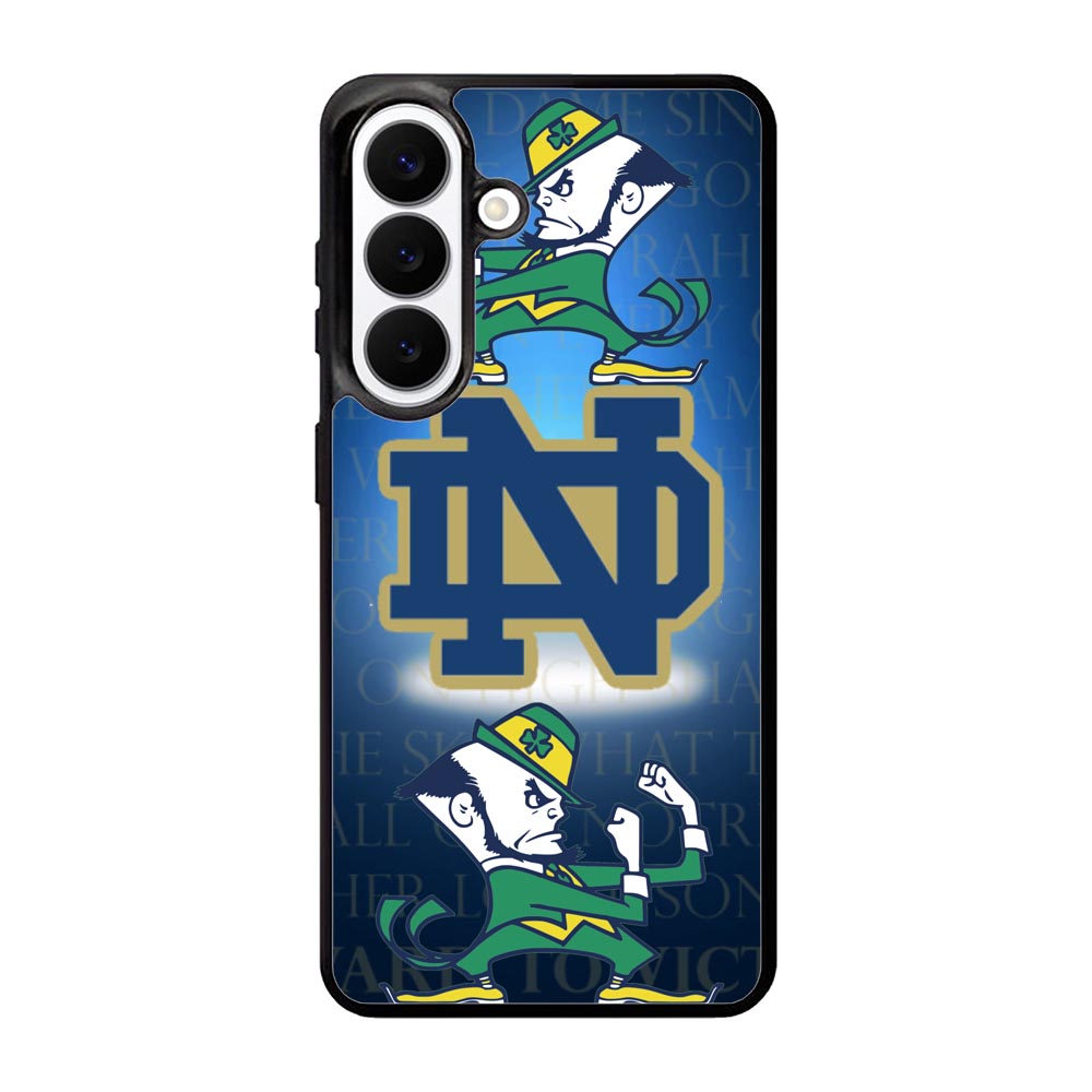 Notre Dame Fighting Irish Samsung Galaxy S26 phone case with DC1297 design