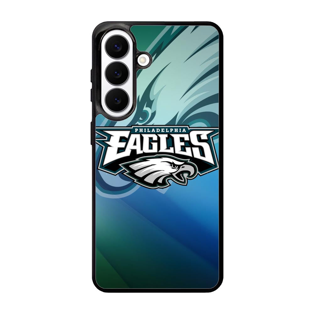 Philadelphia Eagles Samsung Galaxy S26 phone case with DC1410 design