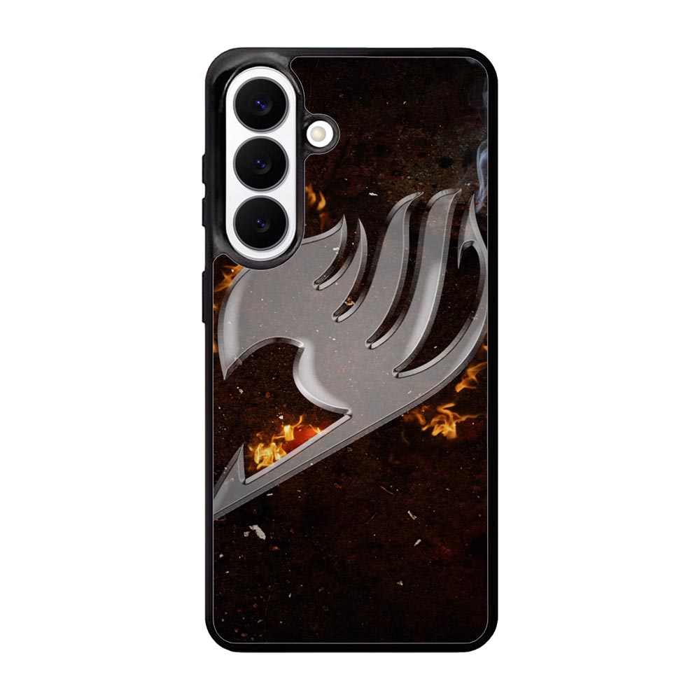 Fairy Tail Logo Fire Samsung Galaxy S26 Plus phone case with DC0614 design